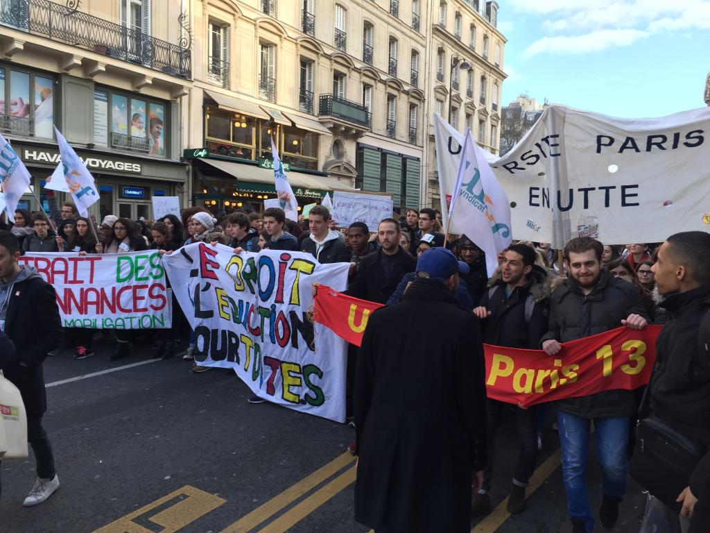 Manifestation parisienne du 1er février 2018 CC-BY-SA SNESUP-FSU