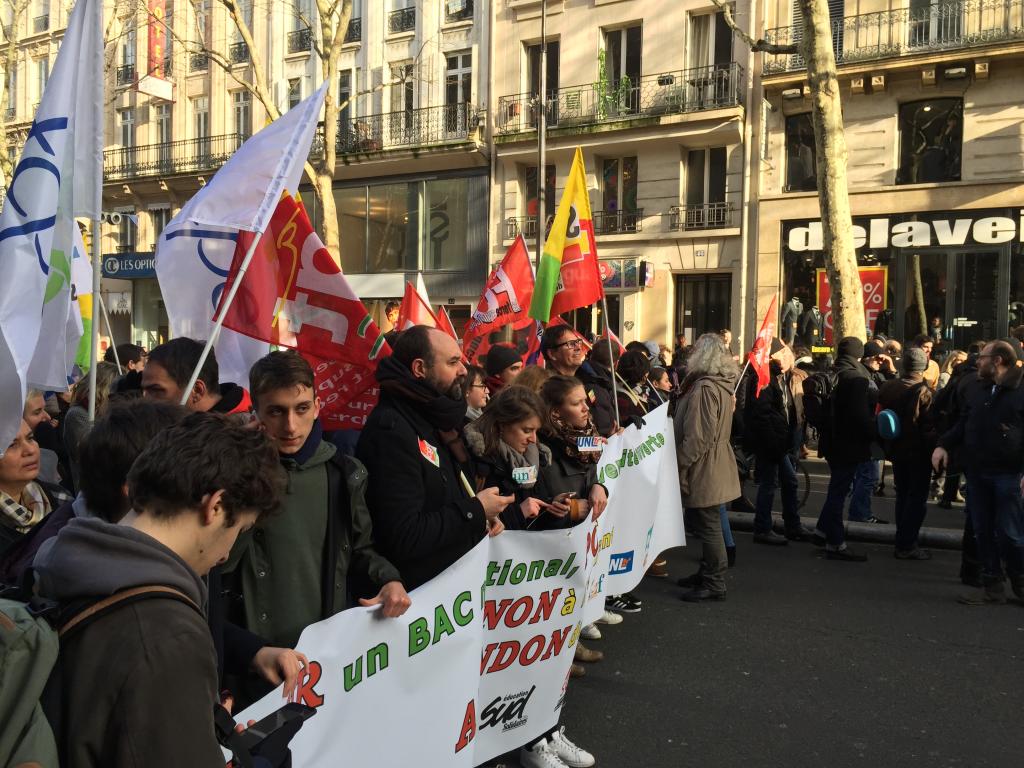 Manifestation parisienne du 1er février 2018 CC-BY-SA SNESUP-FSU