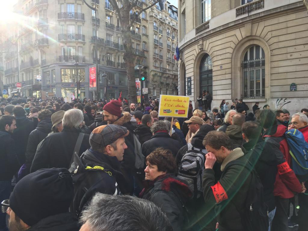 Manifestation parisienne du 1er février 2018 CC-BY-SA SNESUP-FSU