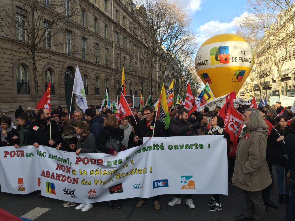 Manifestation parisienne du 1er février 2018 CC-BY-SA SNESUP-FSU