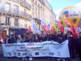 Manifestation parisienne du 1er février 2018 CC-BY-SA SNESUP-FSU